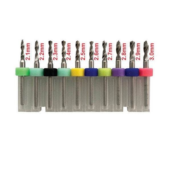 TUNGSTEN MICRO DRILL BITS 2.1MM - 3.0MM - Rising Sun FPV