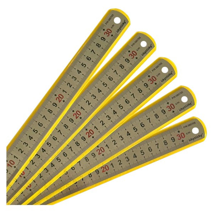 Icky Sticky STAINLESS STEEL RULER