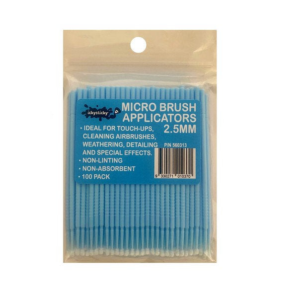 Icky Sticky MICRO BRUSH APPLICATORS 100PK