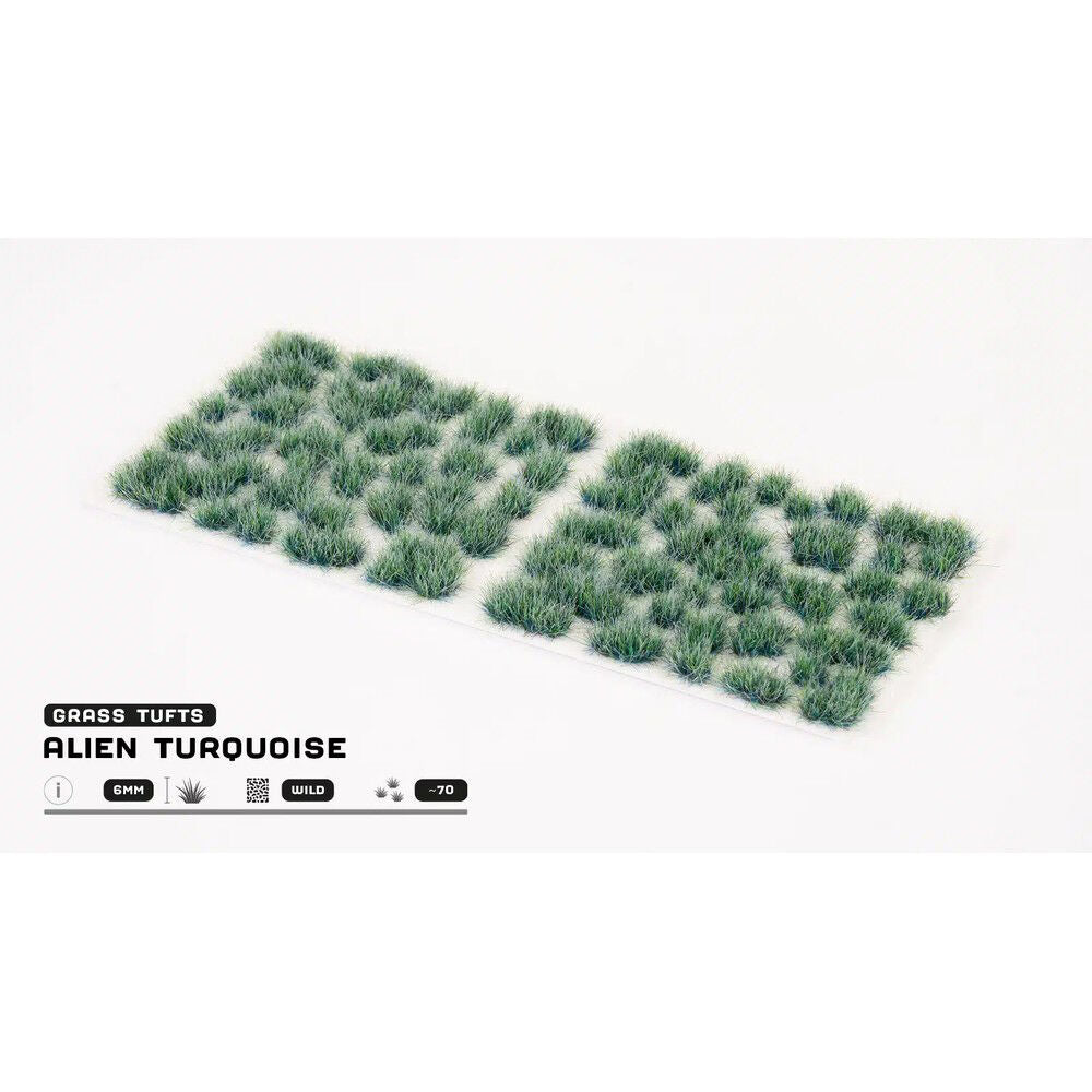Gamers Grass - Grass Tufts - Alien Tufts - Alien Turquoise
