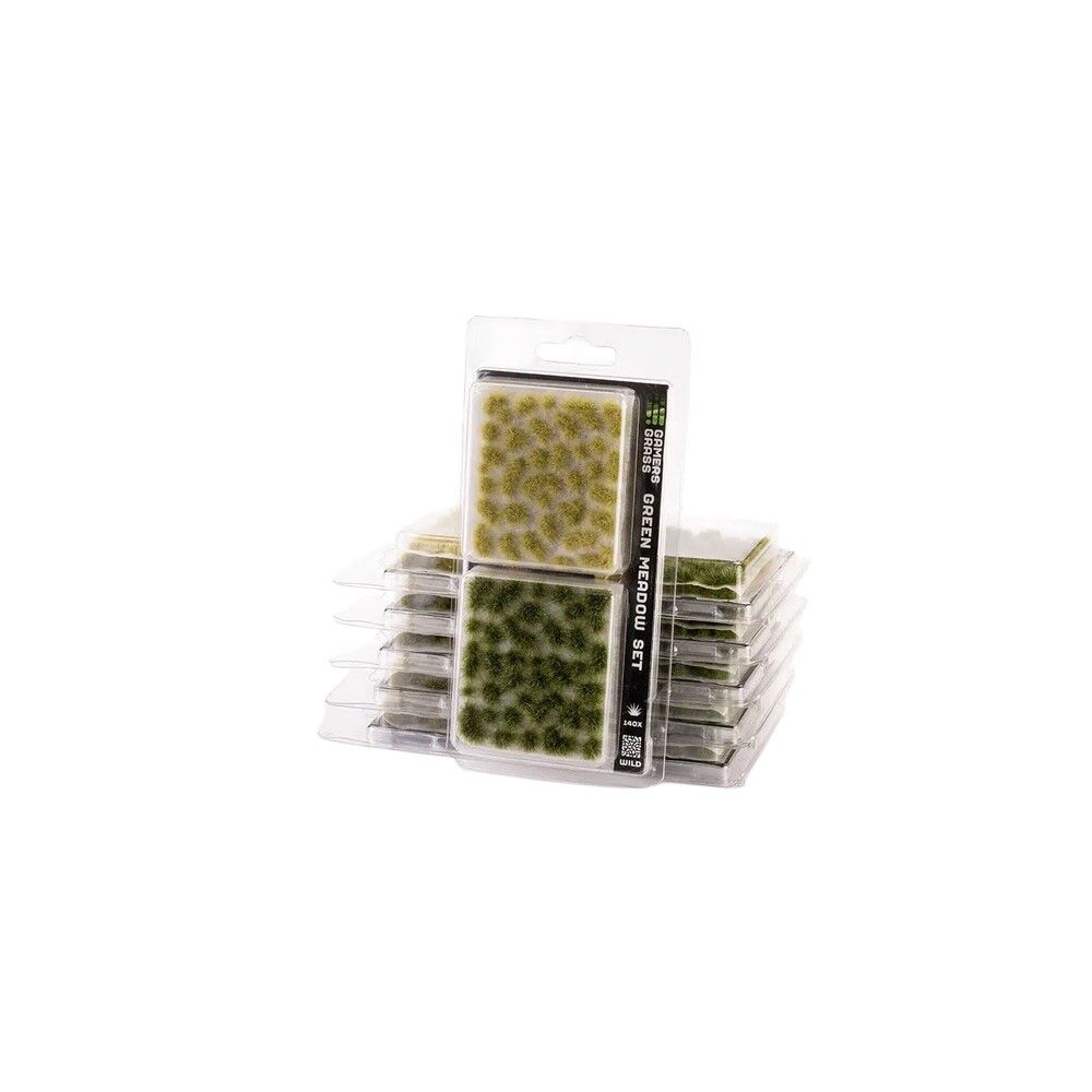 Gamers Grass - Grass Tufts - Tuft Sets - Green Meadow Set
