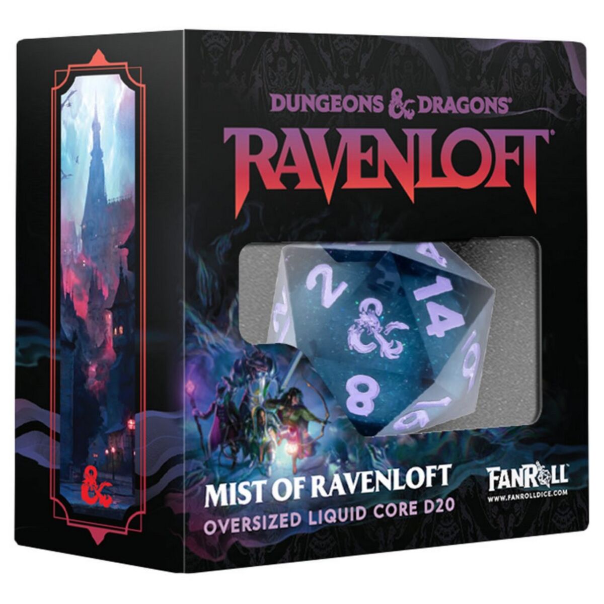 Fanroll: D&D Ravenloft D&D Mists of Ravenloft Oversized Liquid Core d20