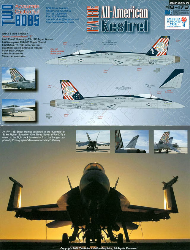 F/A-18E All-American Kestrel (Decal)