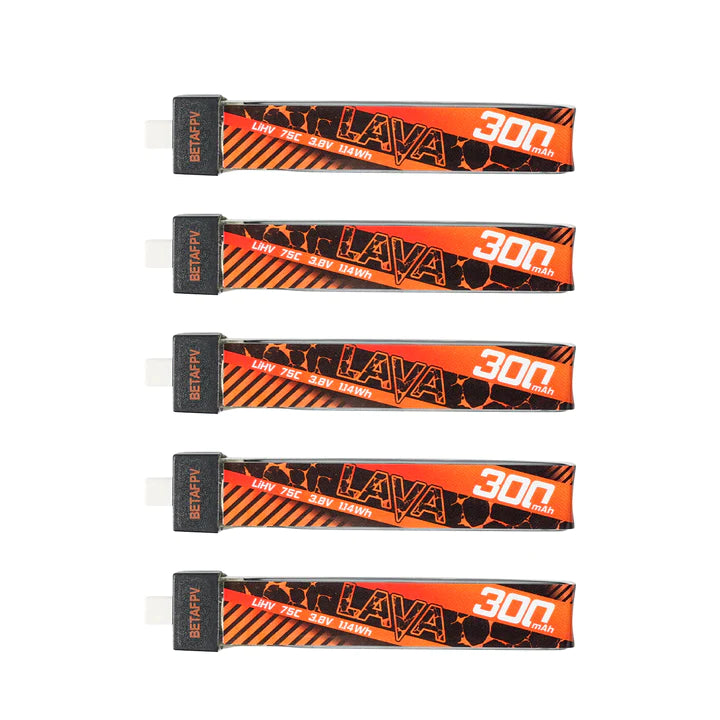 LAVA 1S 300mAh 75C Battery (5PCS) - Rising Sun FPV