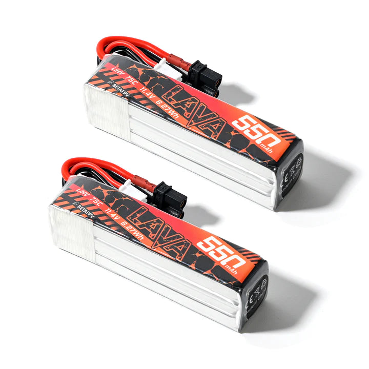 LAVA 3S 550mAh 75C Battery (2PCS) - Rising Sun FPV