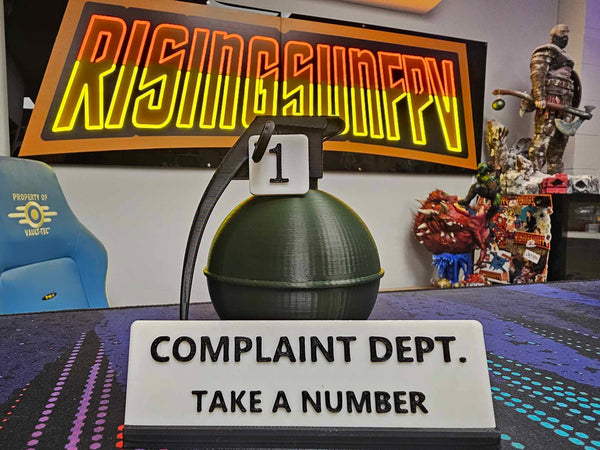 Complaint department grenade
