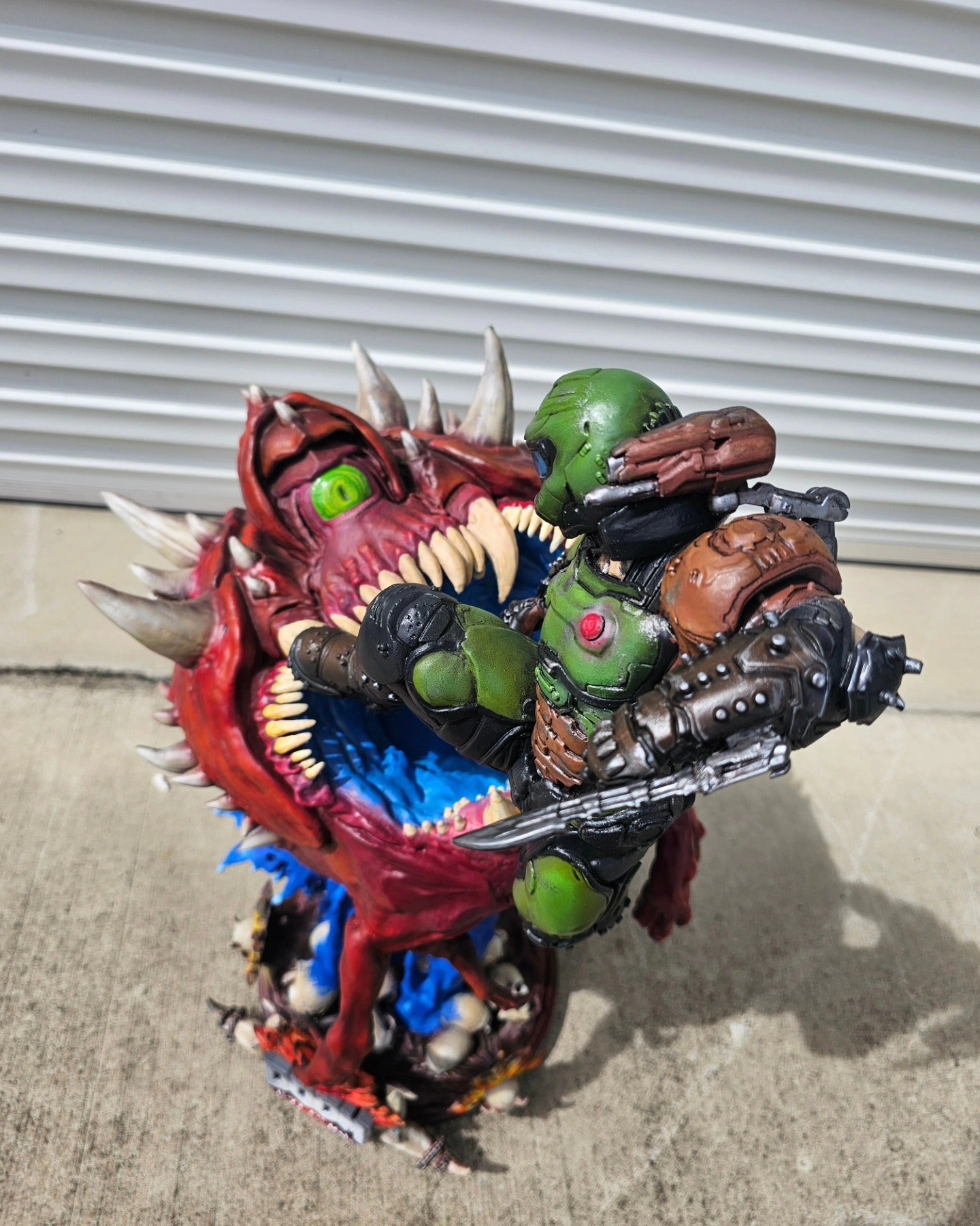 Doom Slayer vs Cacodemon Centrepiece Prop