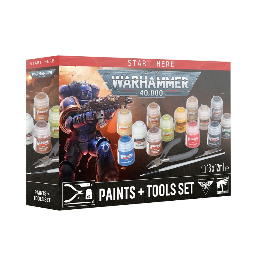 60-11 Warhammer 40,000: Paint + Tools set