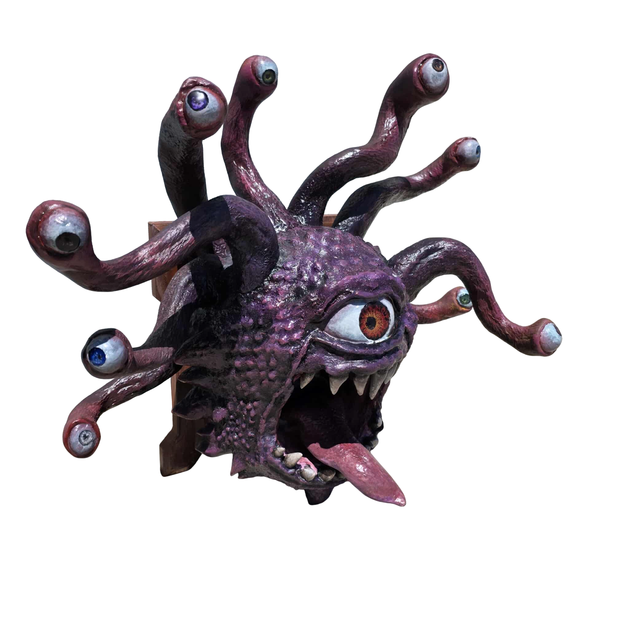 D&D Beholder Head Trophy Plaque - 3D Print/Painted