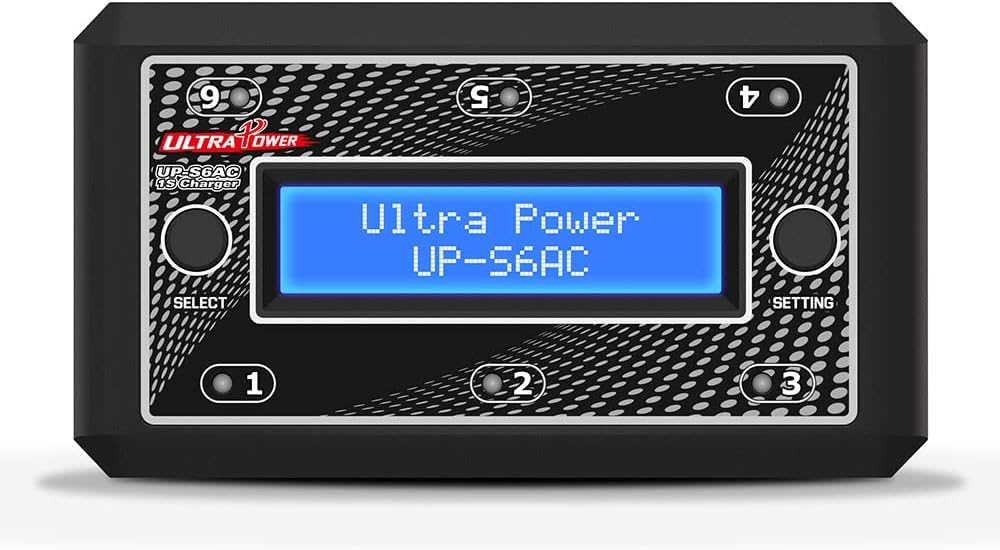 Ultrapower UP-S6AC 6X1S LiPo/LiHV AC/DC Charger - Rising Sun FPV