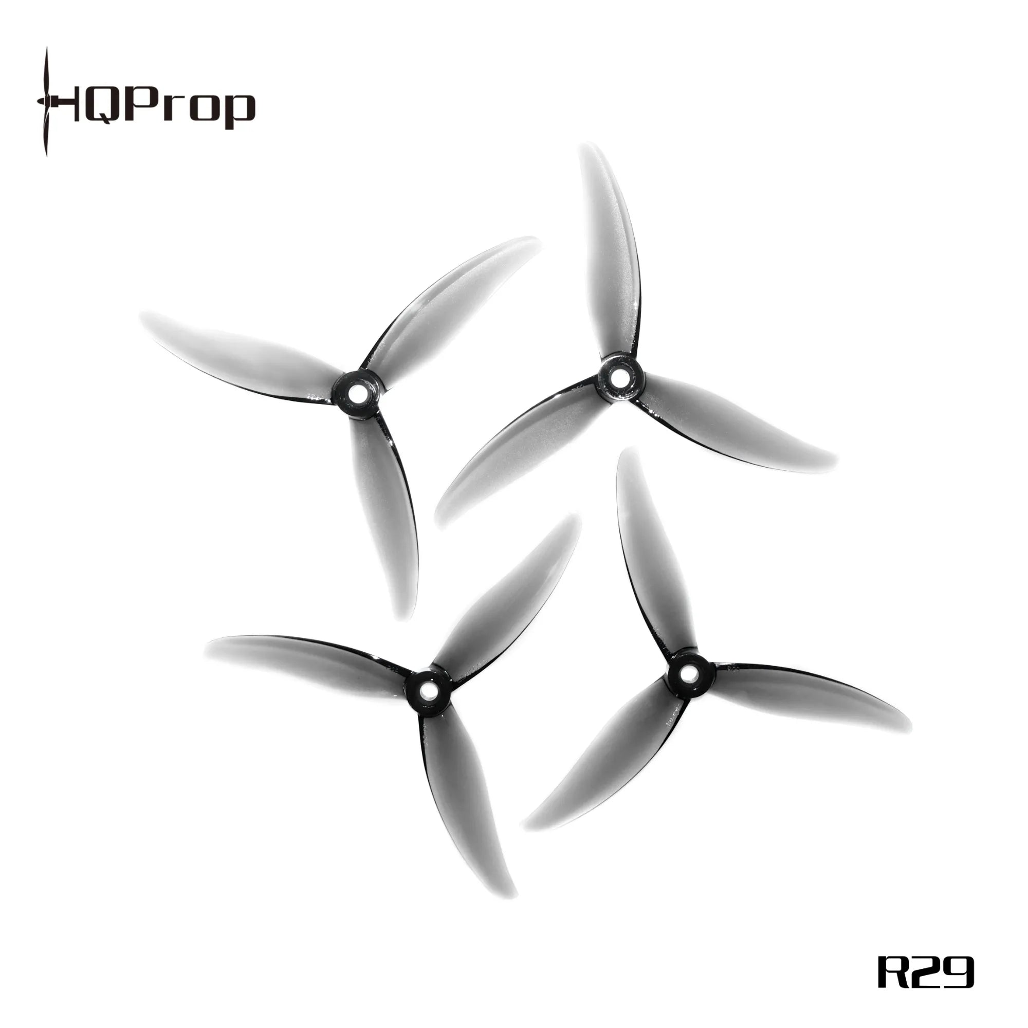 HQProp 5129（R29）Grey (2CW+2CCW)-Poly Carbonate - Rising Sun FPV