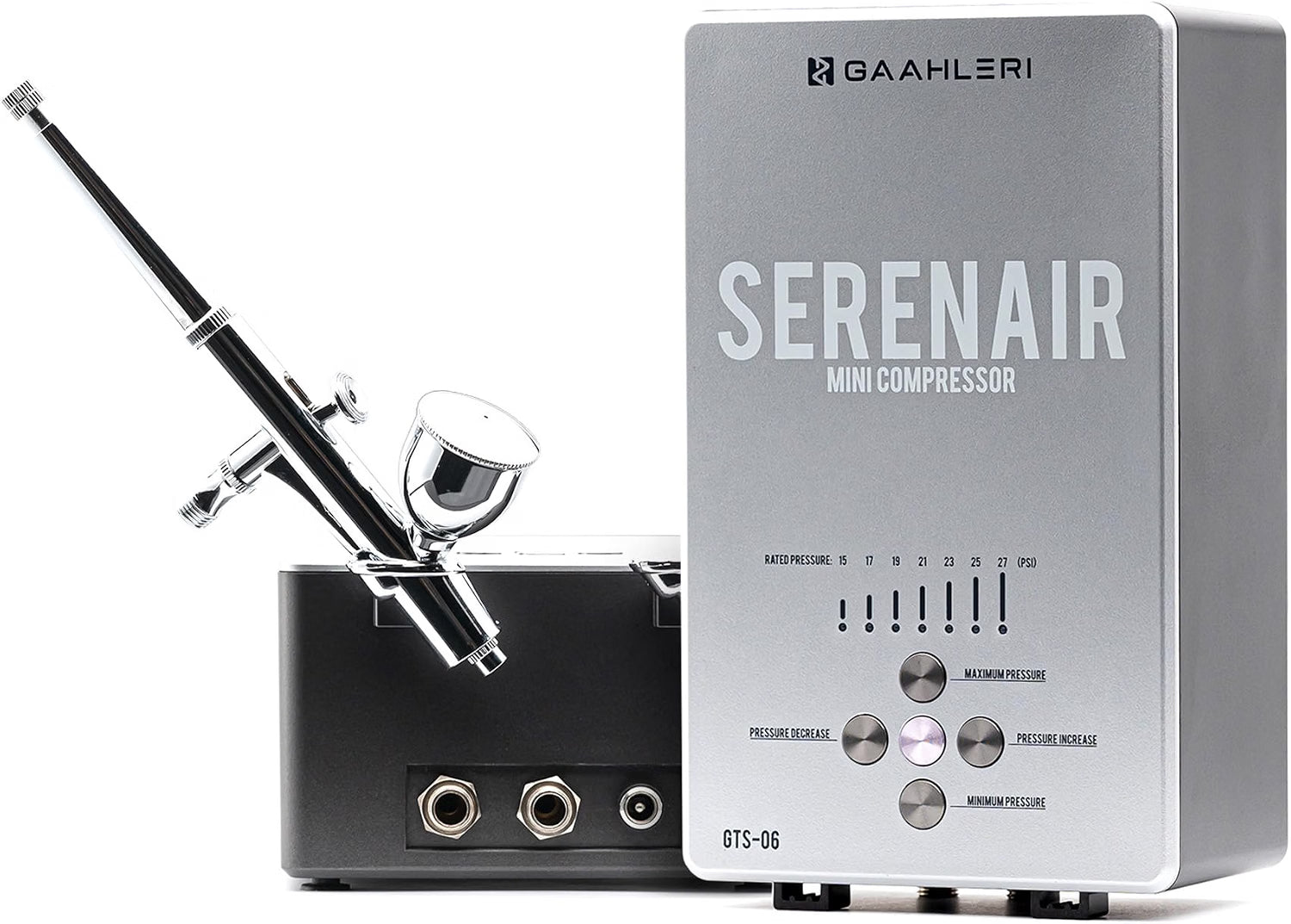 Gaahleri Airbrush Kit, Ambition Series GTS-06, Airbrush & Air Compressor with Air Control