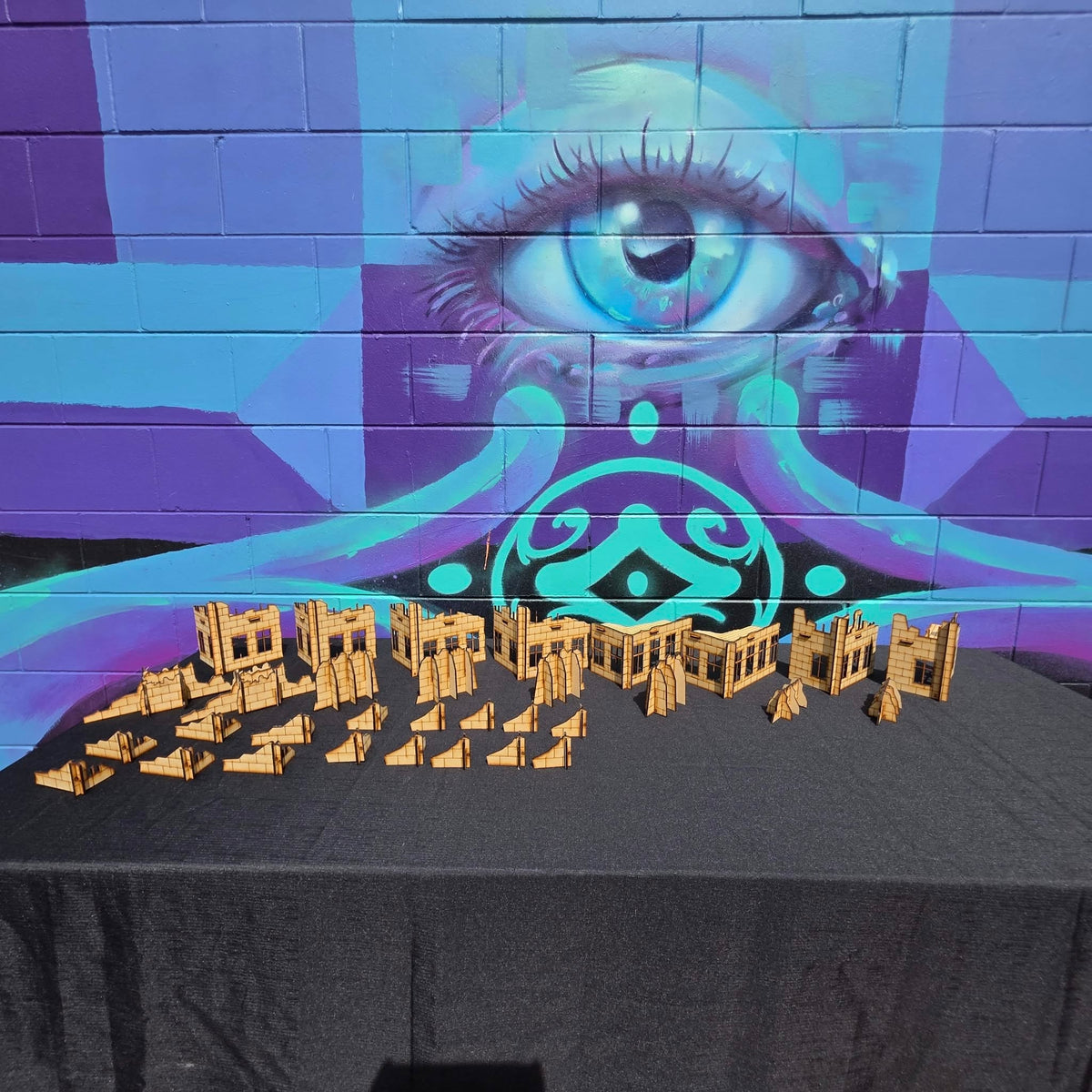 Laser Cut Terrain – Ruined Buildings &amp; Walls for Tabletop Gaming