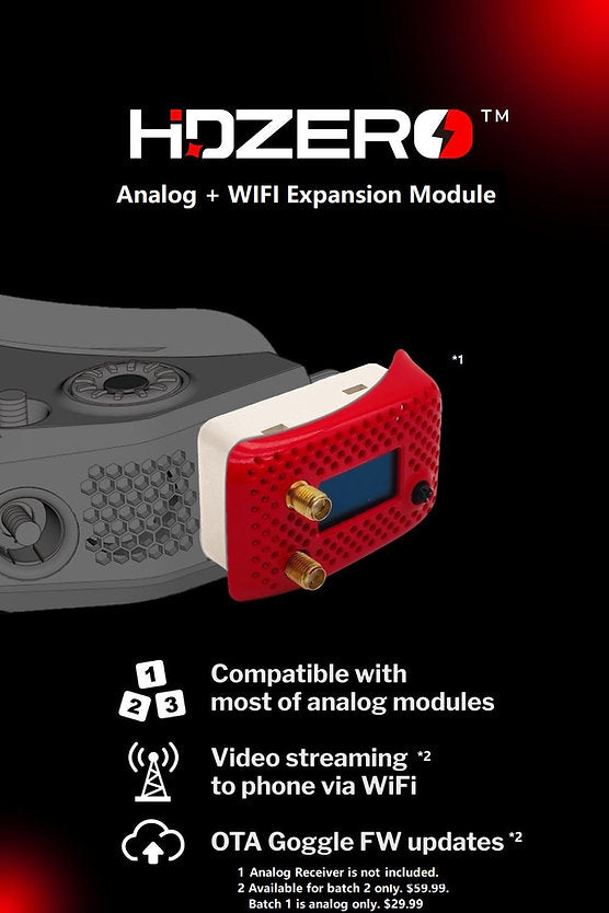 HDZero Expansion Module V2 (WiFi + Analog) - Rising Sun FPV