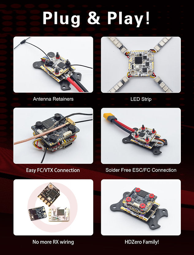 HDZero Halo 4in1 70A ESC BLHeli32/AM32