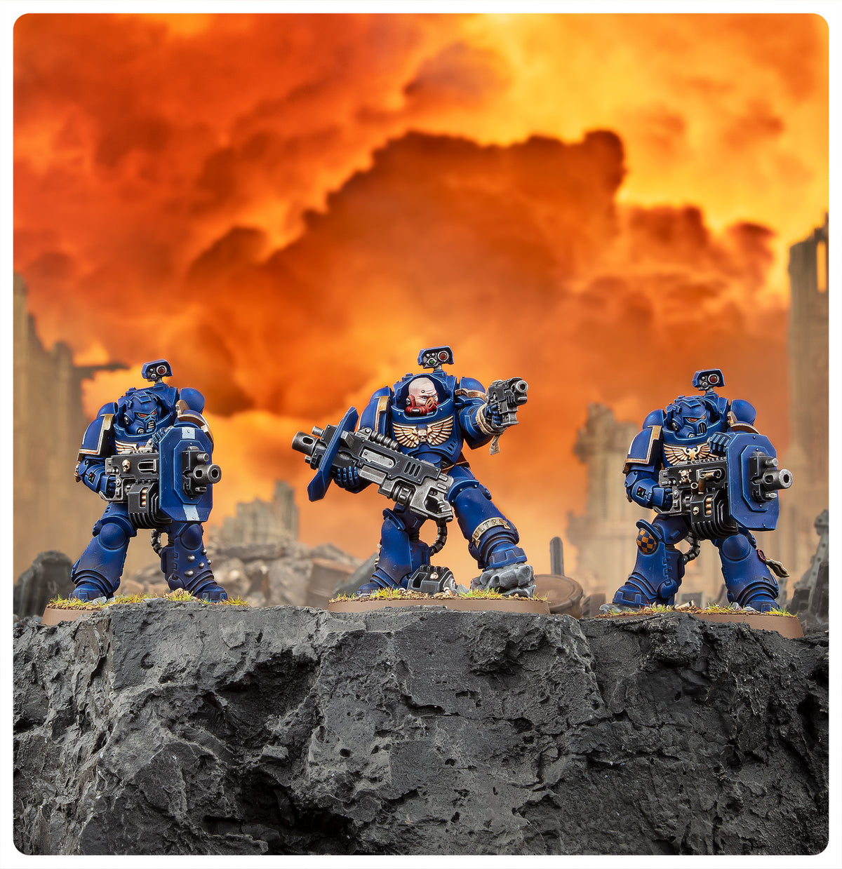 Space Marines Eradicator Squad with Heavy Bolters