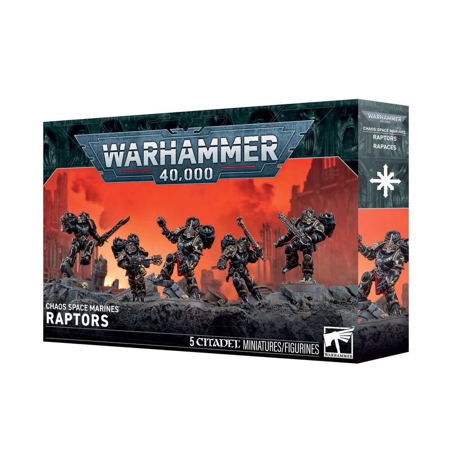43-13 CHAOS SPACE MARINES: RAPTORS Pre-orders ship on or after launch day 05/09/2026