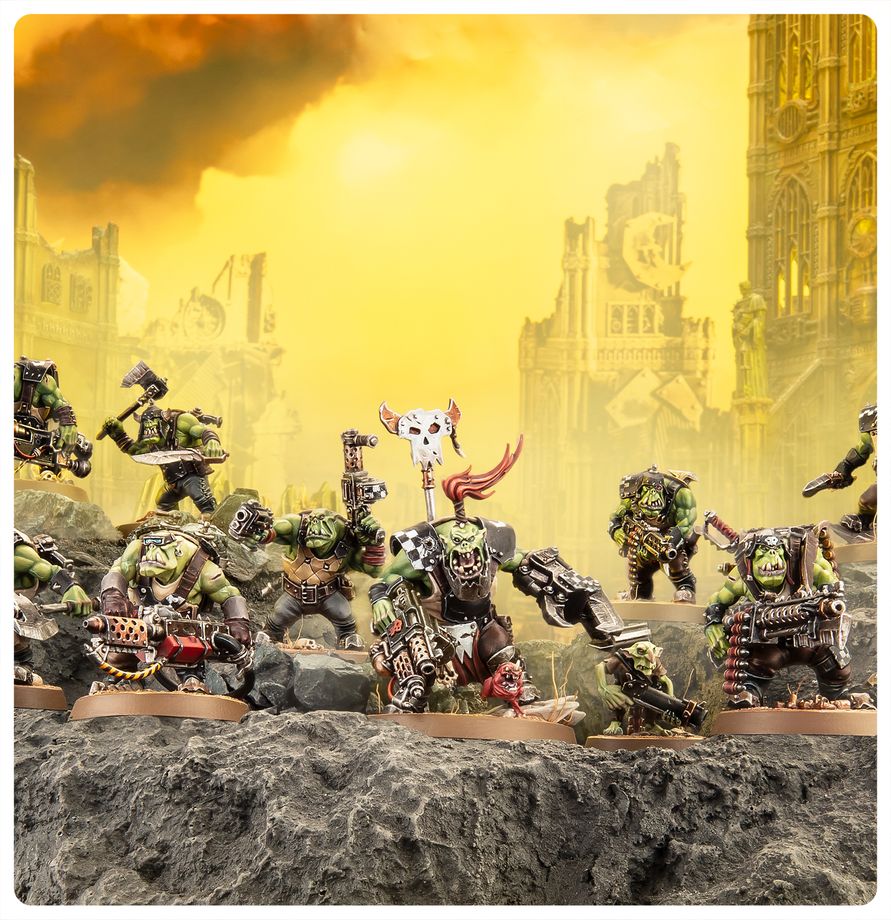 50-80 ORKS: BOYZ Pre-orders ship on or after launch day 05/09/2026