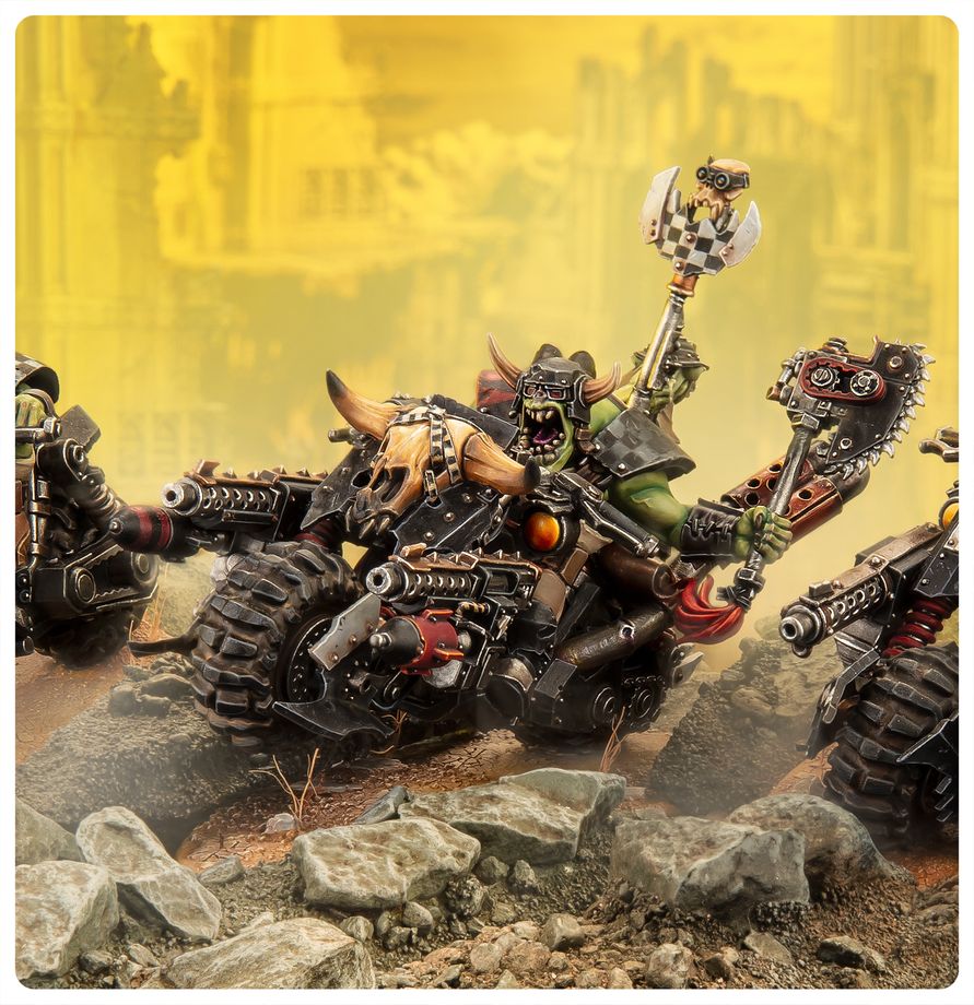 50-79 ORKS: WARBIKERS Pre-orders ship on or after launch day 05/09/2026