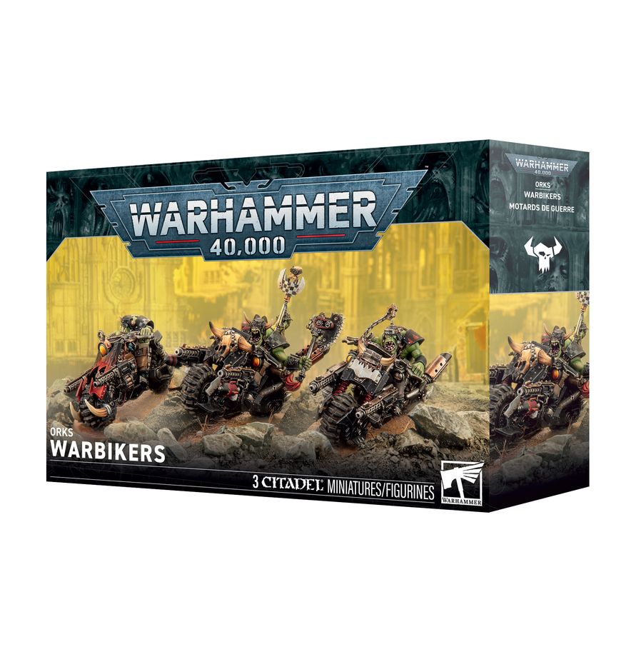 50-79 ORKS: WARBIKERS Pre-orders ship on or after launch day 05/09/2026
