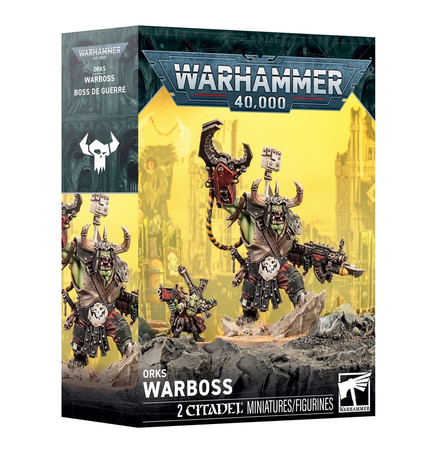 50-84 ORKS: WARBOSS Pre-orders ship on or after launch day 05/09/2026