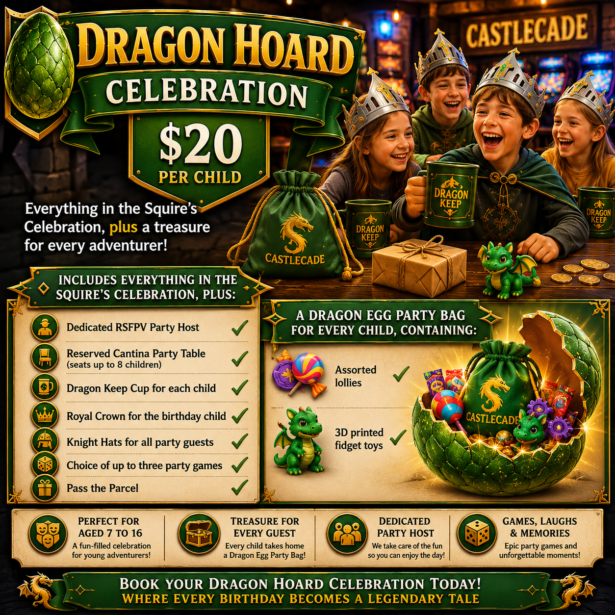 Castlecade Birthday Parties