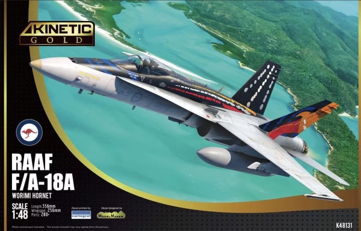 Kinetic Gold 1/48 RAAF F/A-18A Worimi Hornet