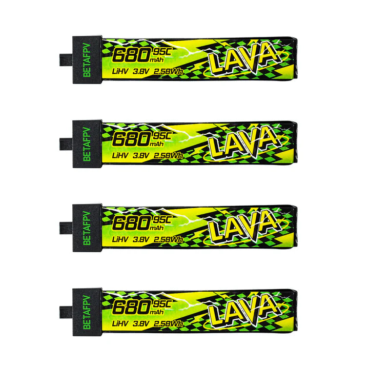 LAVA II 1S 680mAh Battrey 95C (4PCS)