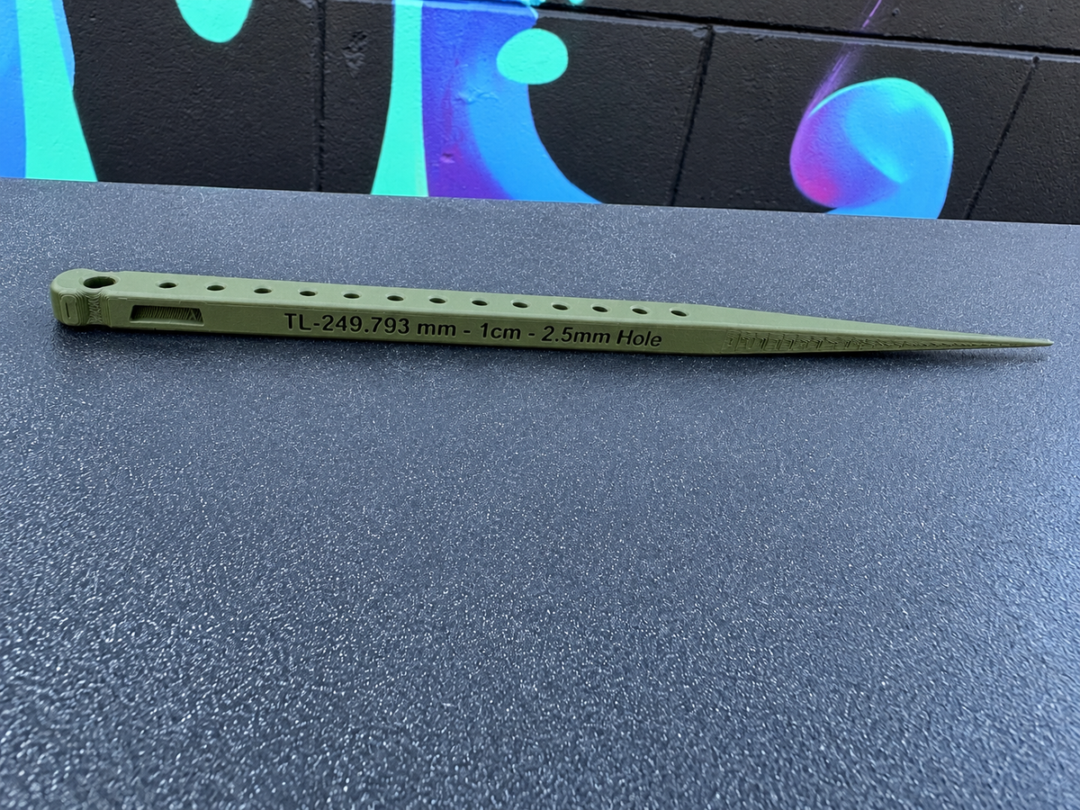 Army Mine Pick / Probe – Olive Drab, 3D Printed (250 mm & 326 mm)