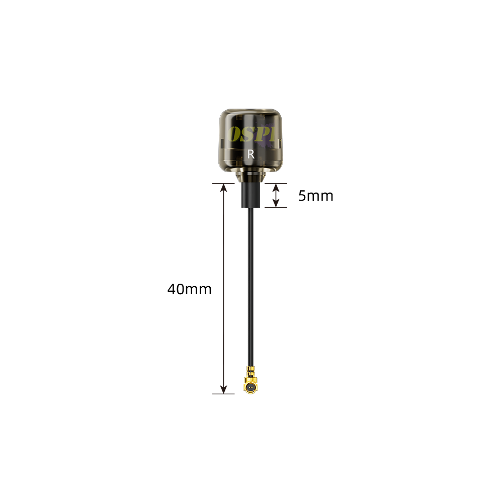 Osprey 5.8Ghz 40mm ipex/UFL RHCP Stubby Antenna