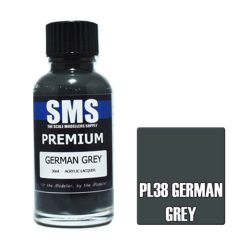 Premium GERMAN GREY RAL7021 / RLM66 30ml - Rising Sun FPV