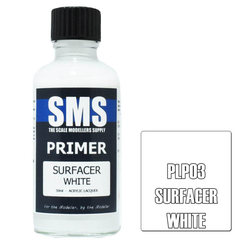 Primer SURFACER WHITE 50ml - Rising Sun FPV