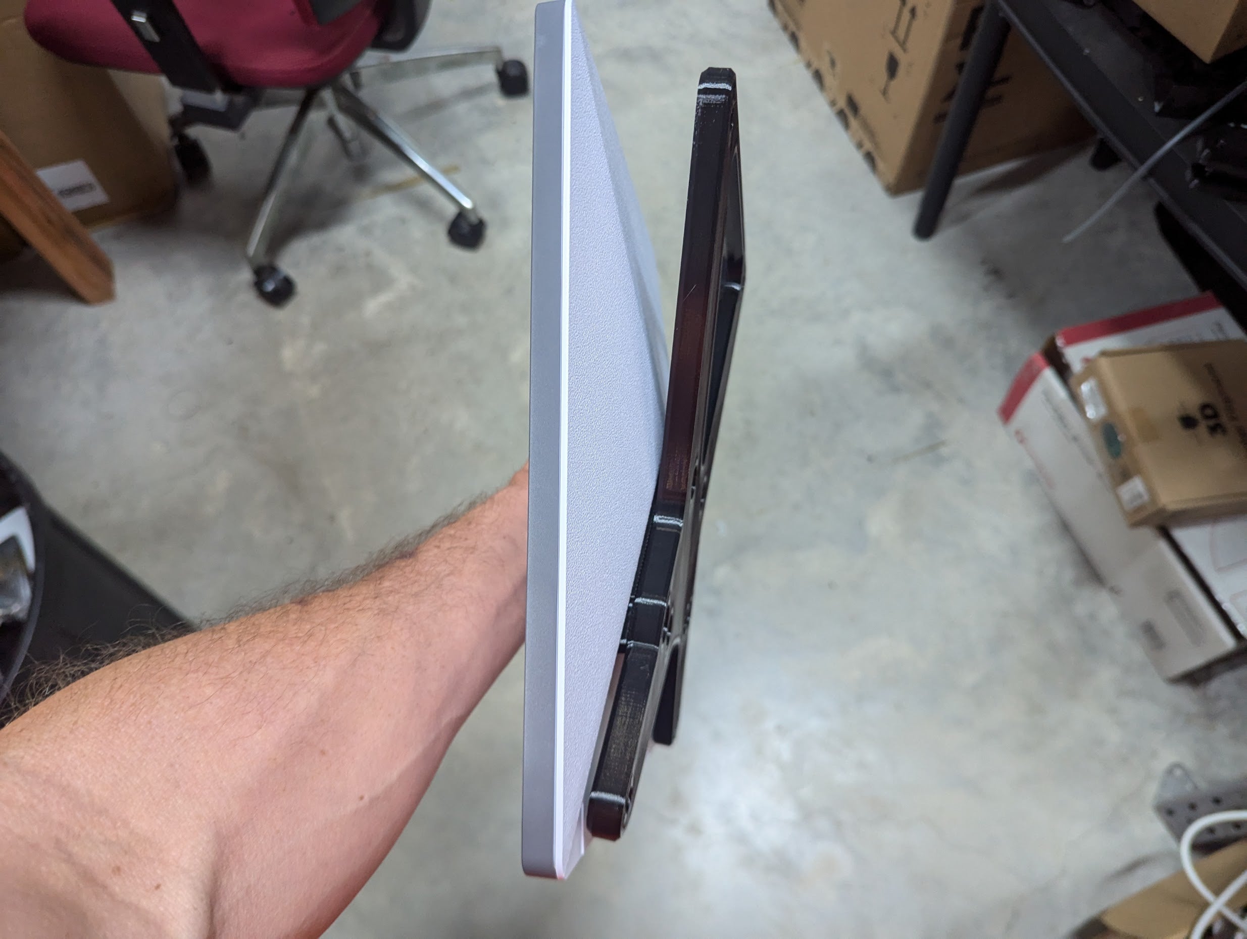 Starlink Mini Flat Mount WEDGE with Magnets Conversion Kit by S3DP