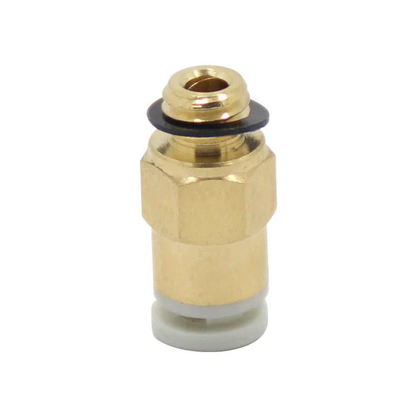 M6 Remote Pneumatic Connector Brass - No Pass Through