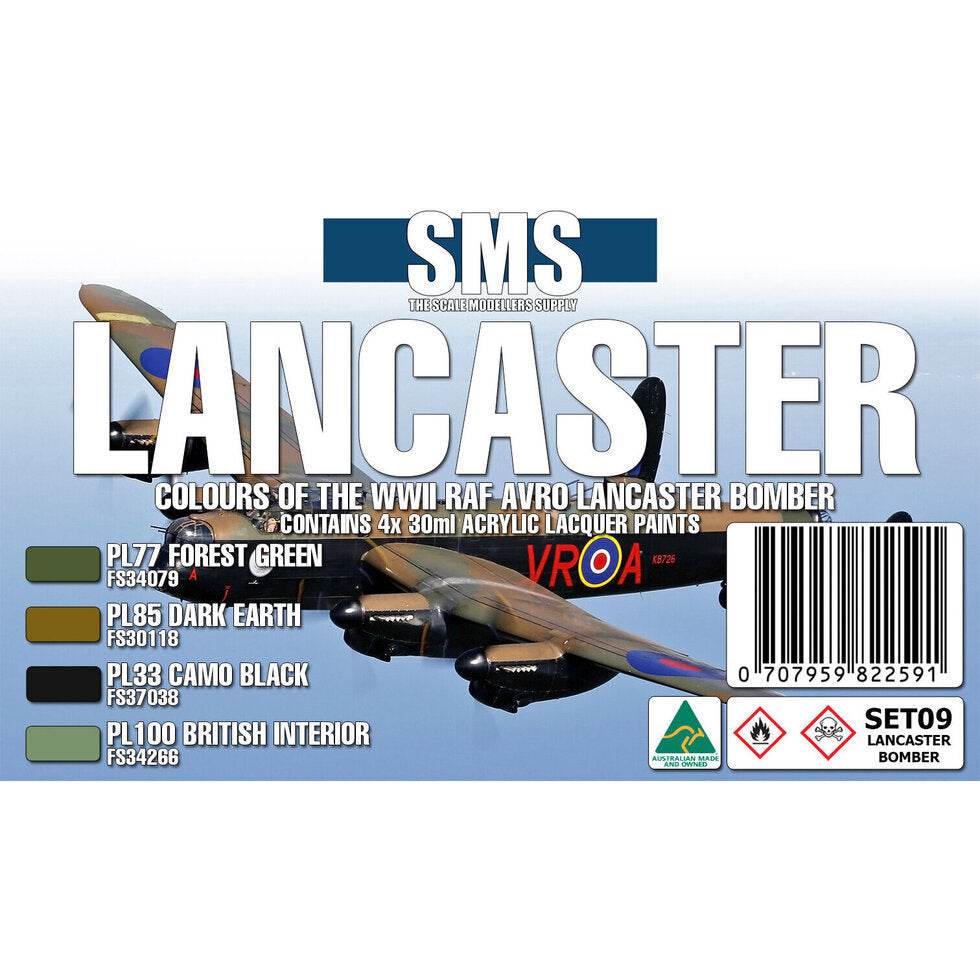 LANCASTER BOMBER Colour Set