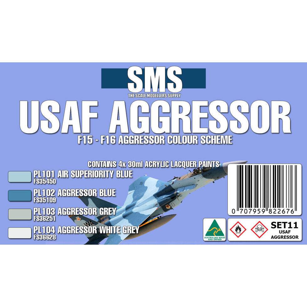 USAF AGGRESSOR F15 - F16 Colour Set - Rising Sun FPV