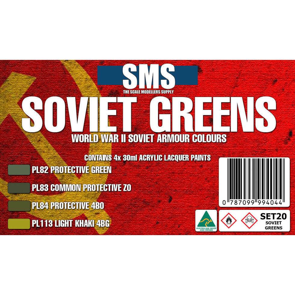 SOVIET WWII GREENS Colour Set