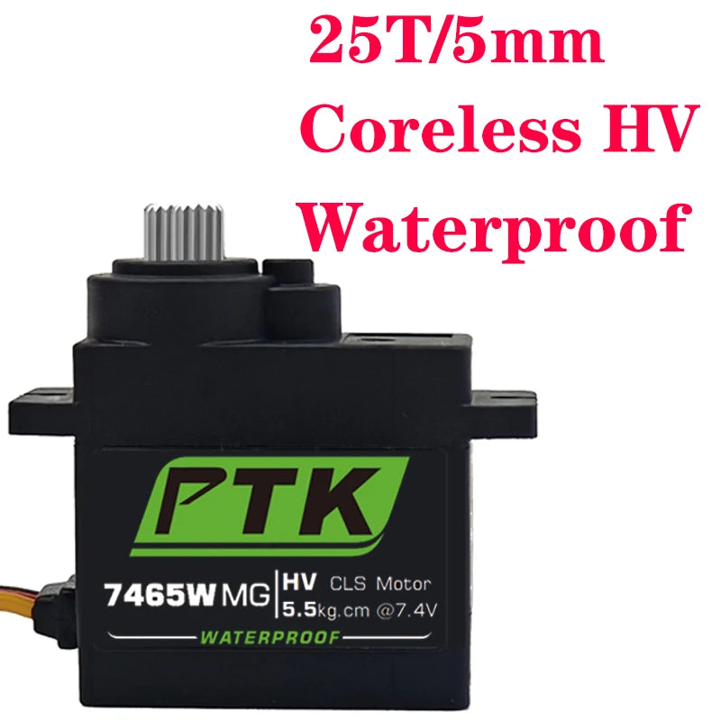 PTK 7465W MG 9g digital servo Metal gear waterproof HV 5kg/cm2