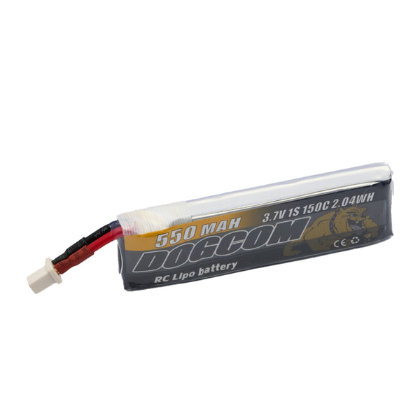 Dogcom 150C 1S 550mAh 3.7V LiPo Battery BT2.0