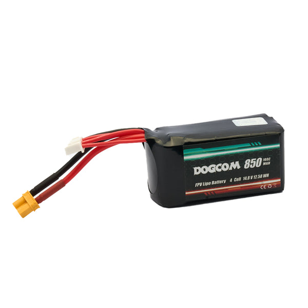 Dogcom 100C 4S 850mAh 14.8V LiPo Battery XT30
