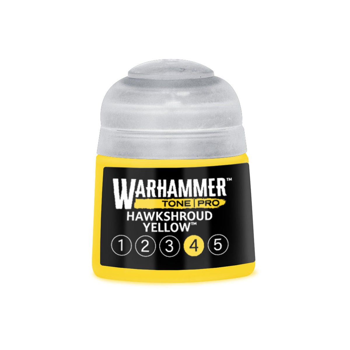 Warhammer Tone Pro Hawkshroud Yellow 4 12ml paint pot