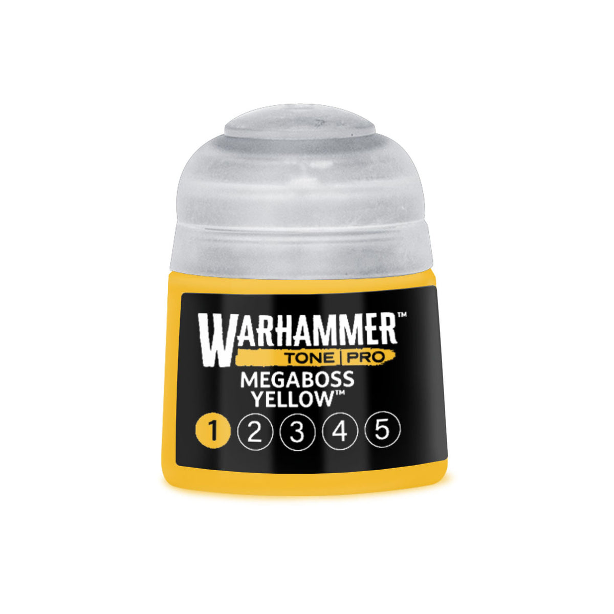 Warhammer Tone Pro Megaboss Yellow 1 12ml paint pot