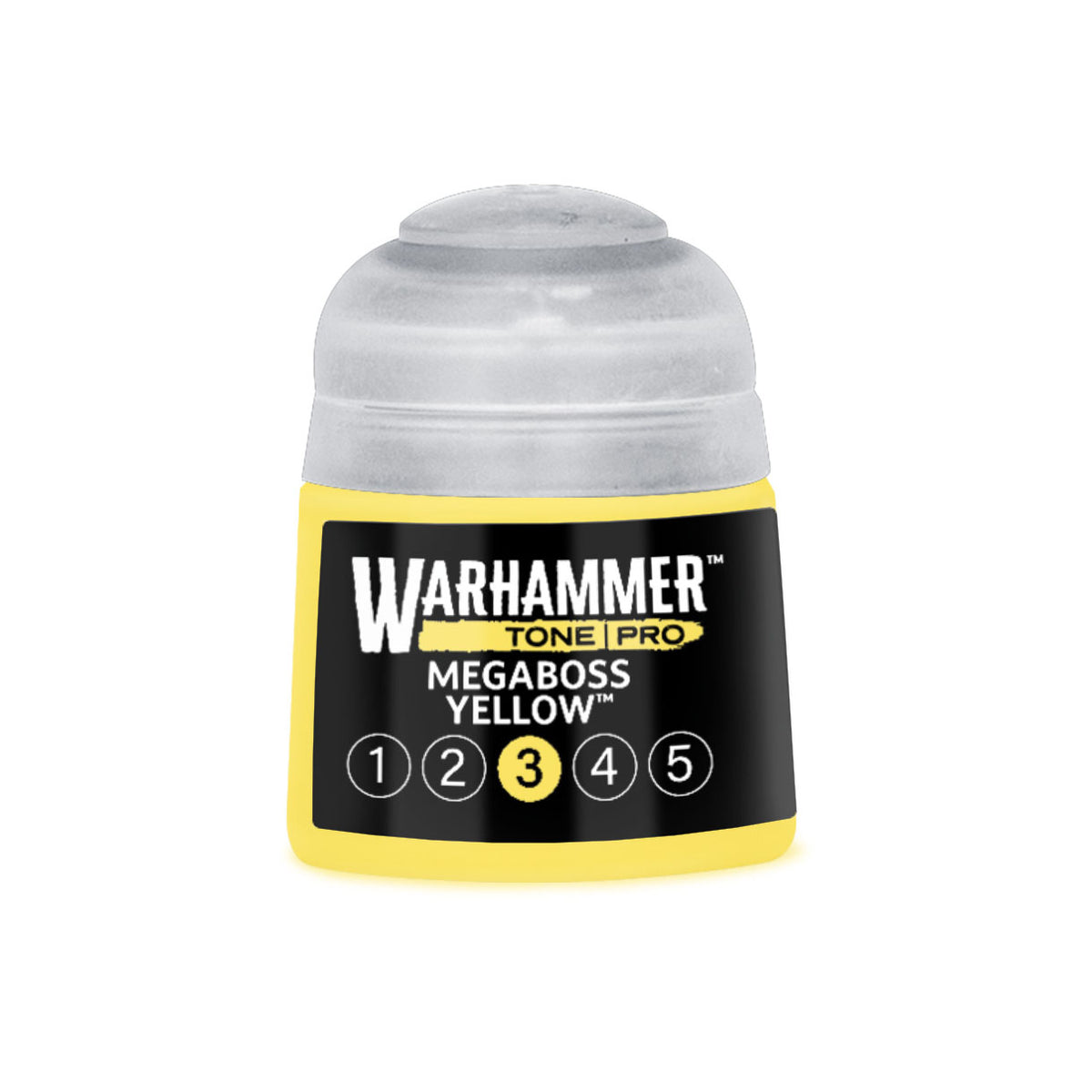 Warhammer Tone Pro Megaboss Yellow 3 12ml paint pot