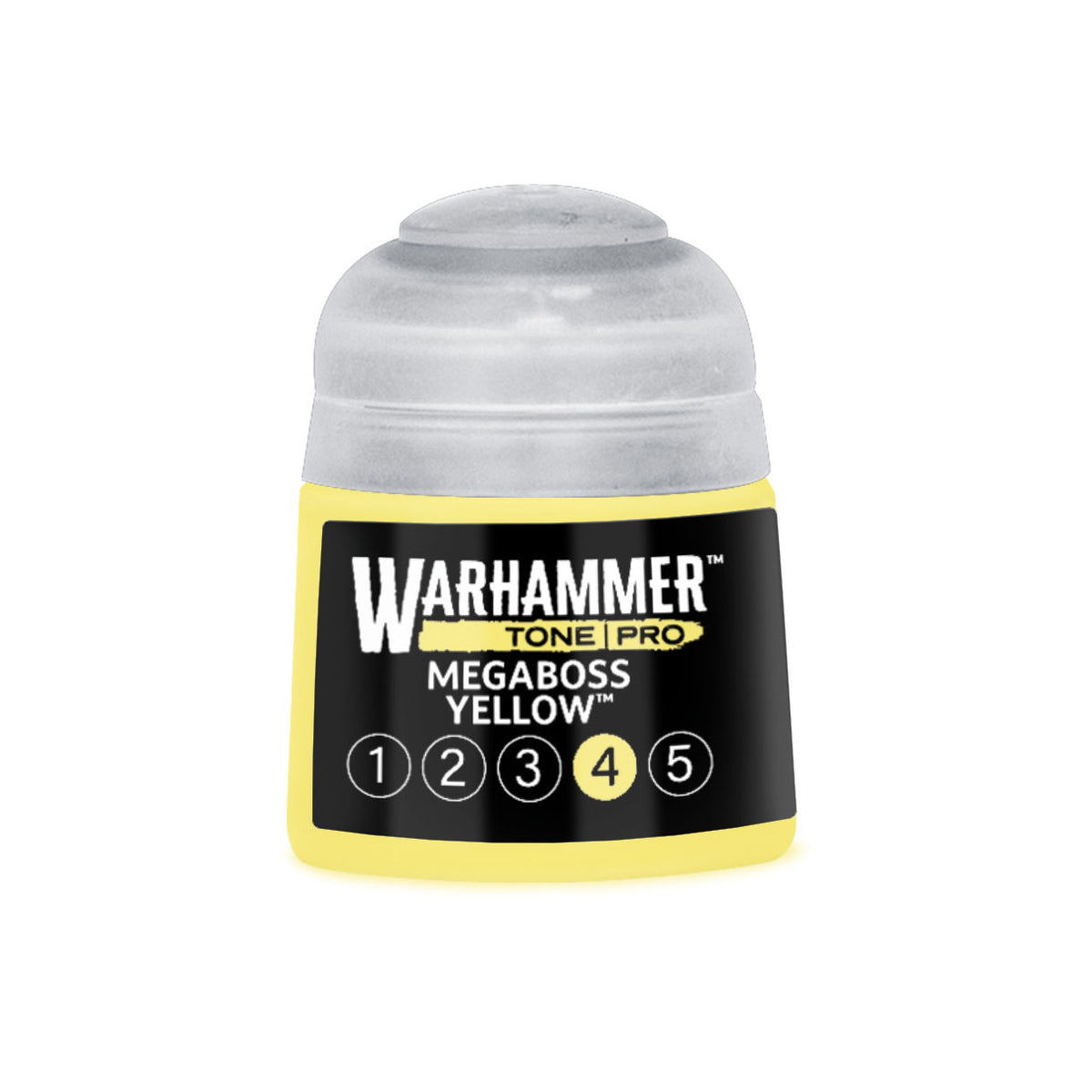 Warhammer Tone Pro Megaboss Yellow 4 12ml paint pot