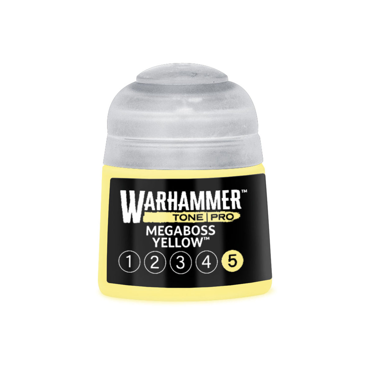 Warhammer Tone Pro Megaboss Yellow 5 12ml paint pot