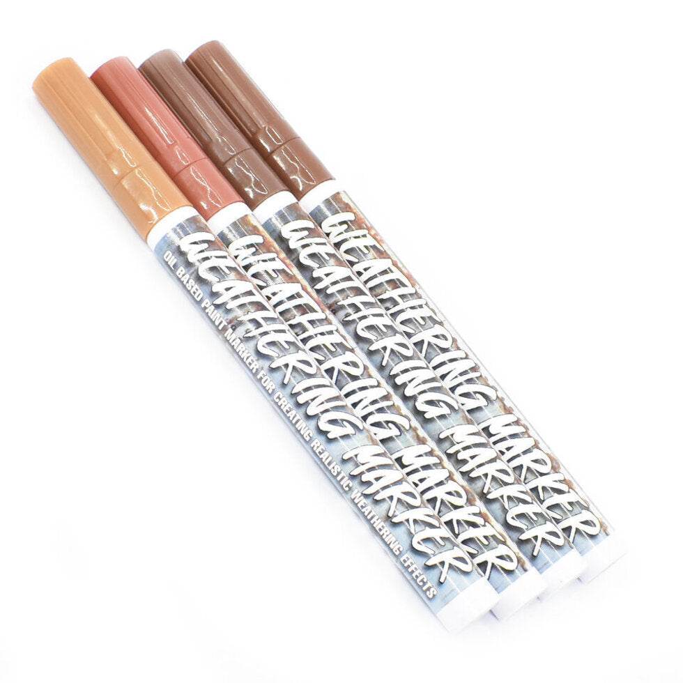 WEATHERING OIL PAINT MARKERS SET (4pc) - Rising Sun FPV