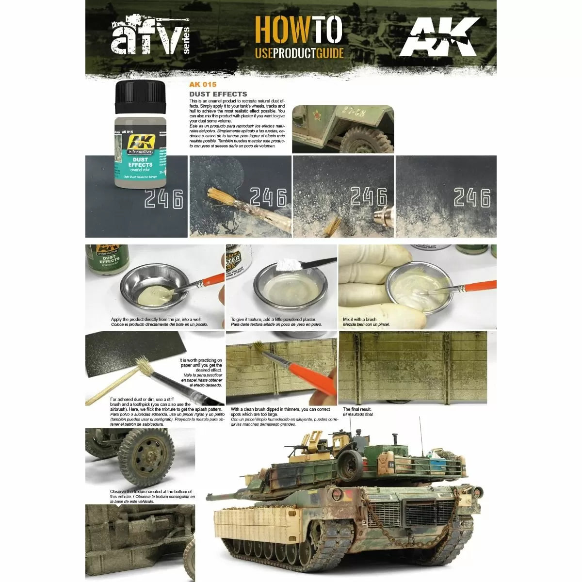 AK Interactive - Weathering Products - Dust Effects 35ml