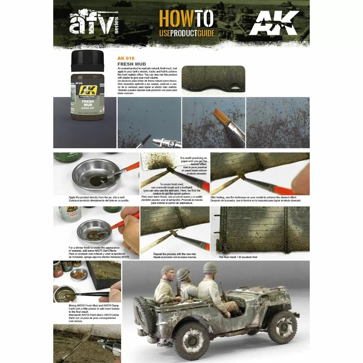 AK Interactive - Weathering Products - Fresh Mud Effects 35ml