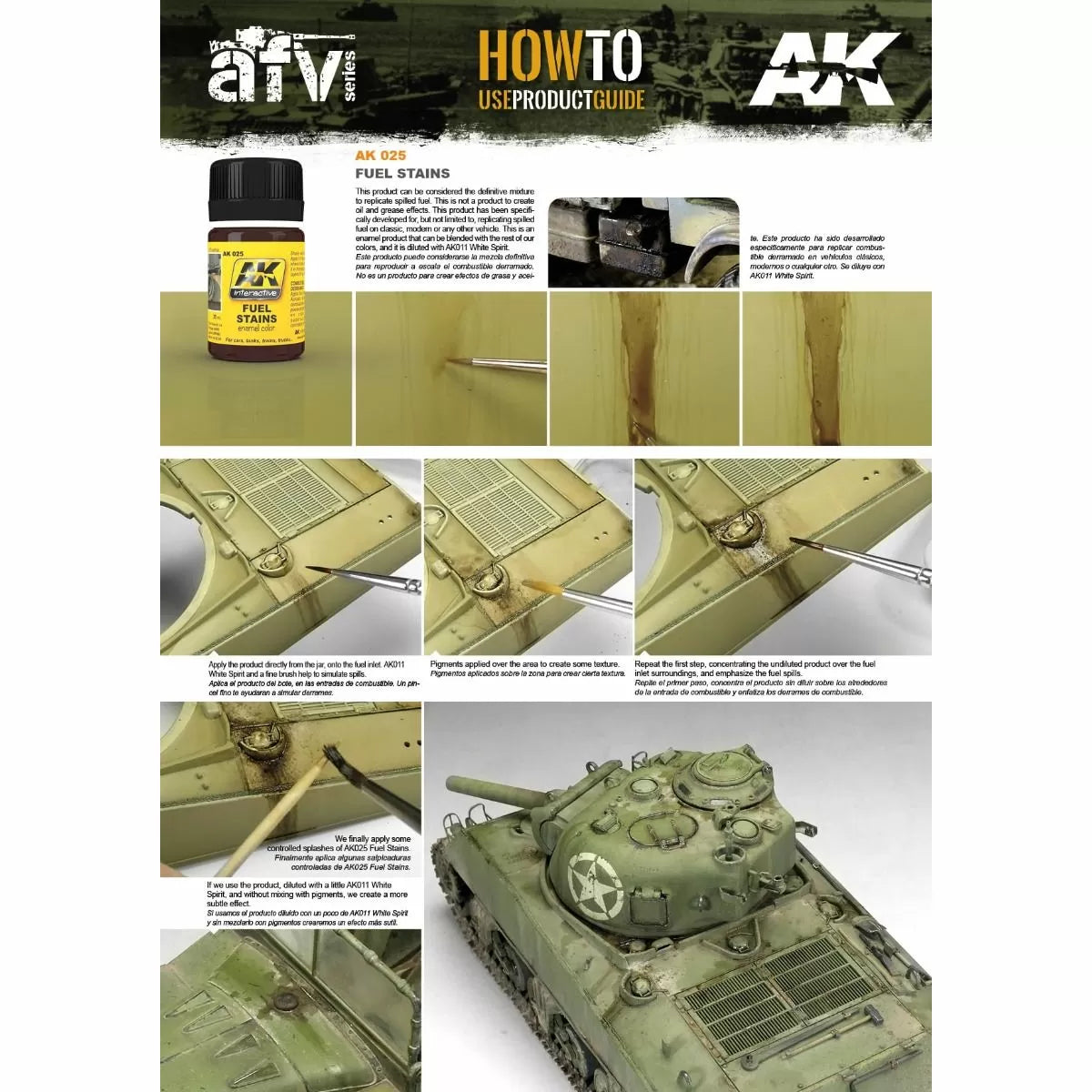 AK Interactive - Weathering Products - Fuel Stains 35ml