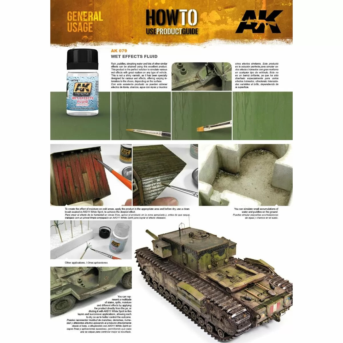 AK Interactive - Weathering Products - Wet Effects Fluid 35ml